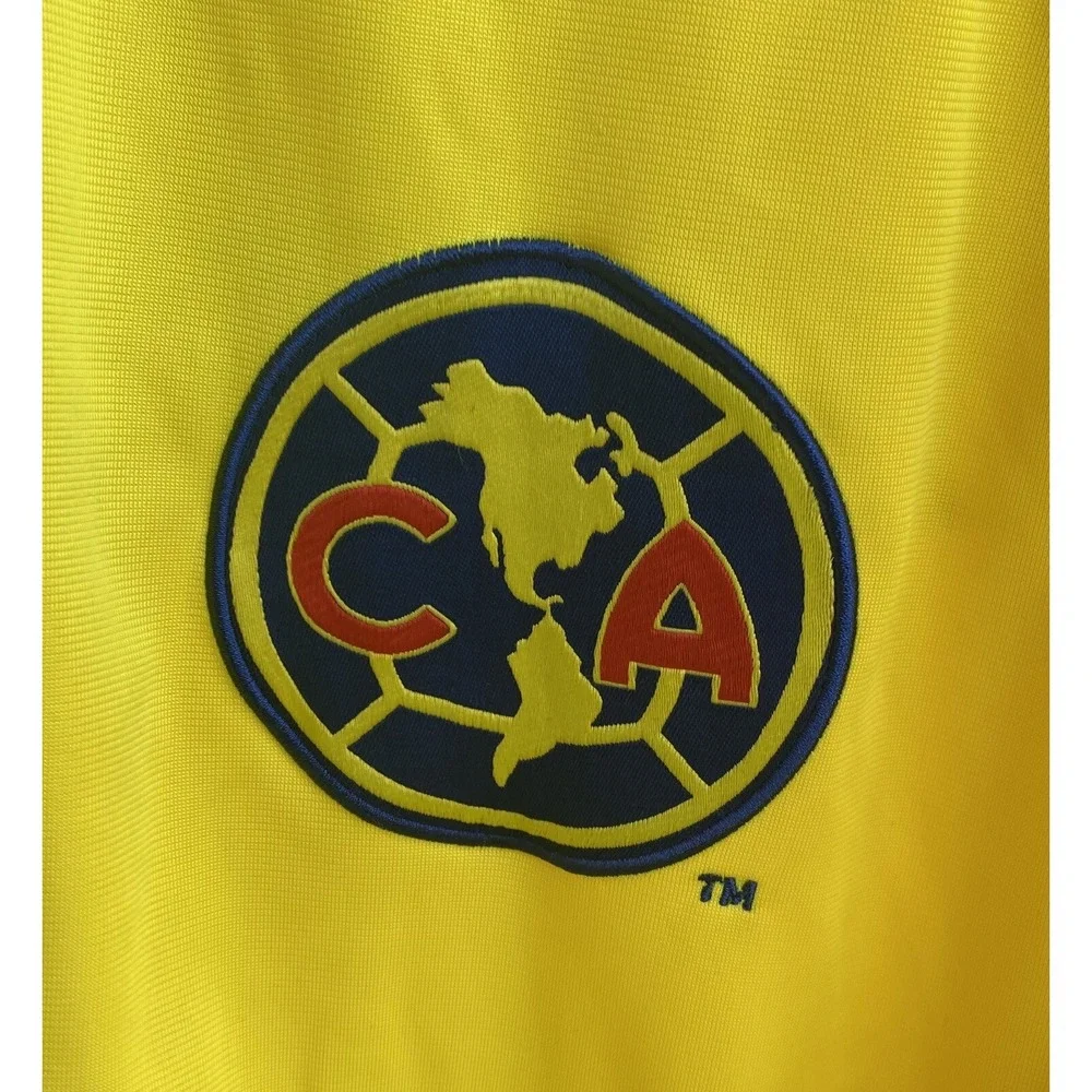 Club America Men's FC Track Jacket Yellow Blue size Large